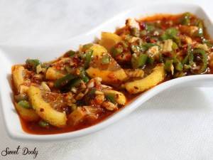 סלט פלפלים ולימונים חריף טעים אש!