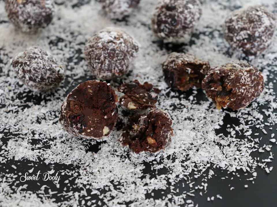 כדורי שוקולד טבעוניים