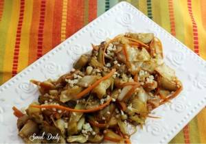 ירקות מוקפצים עם בורגול