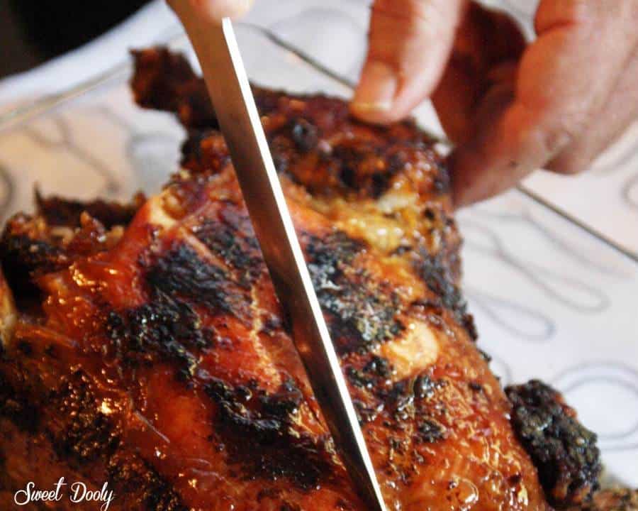 עוף ממולא בתנור