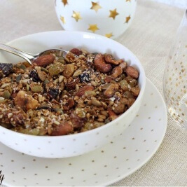 גרנולה טבעונית תוצרת בית