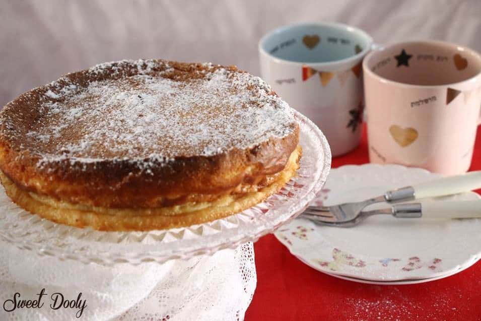 עוגת גבינה משלושה מרכיבים בלבד