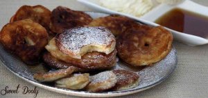טבעות תפוחים מטוגנות מתכון טעים לחנוכה