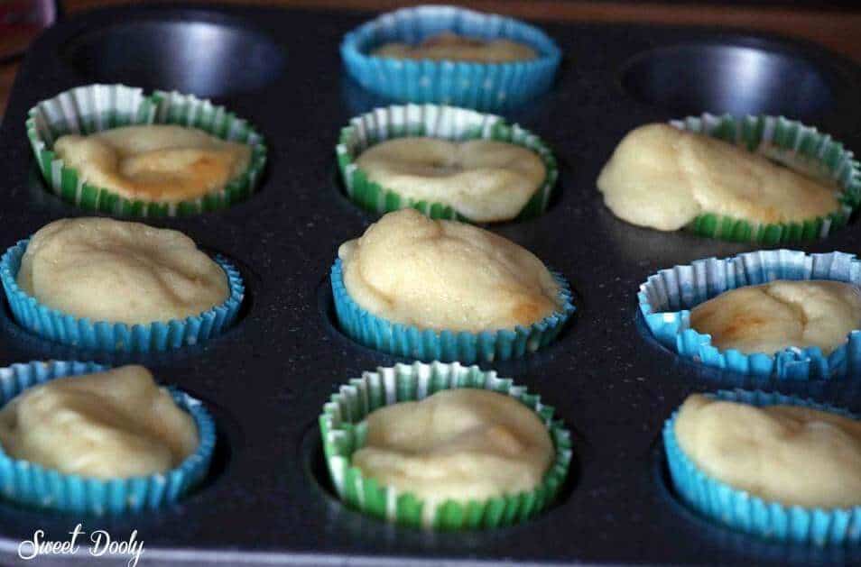 מאפינס במילוי טבעות תפוחי עץ