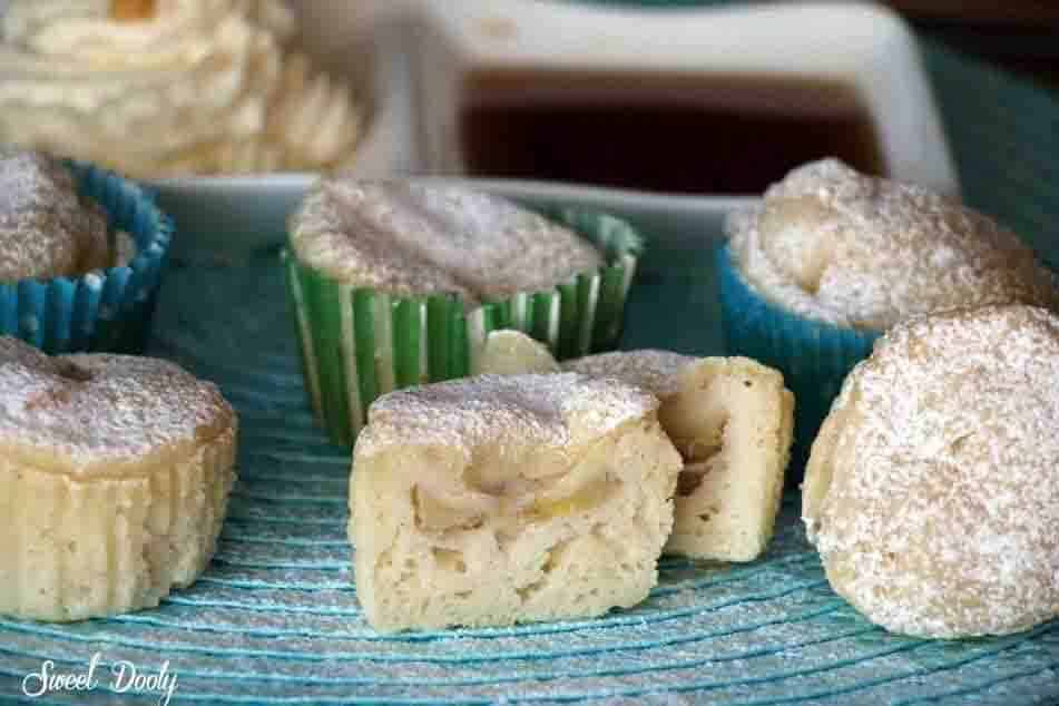 מאפינס במילוי טבעות תפוחי עץ