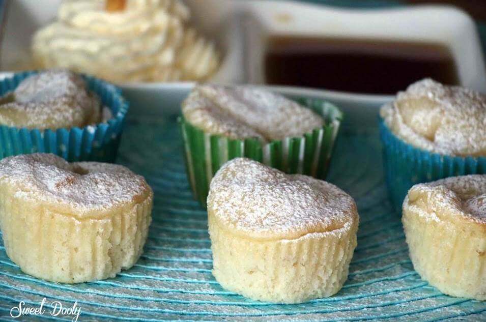 מאפינס במילוי טבעות תפוחי עץ