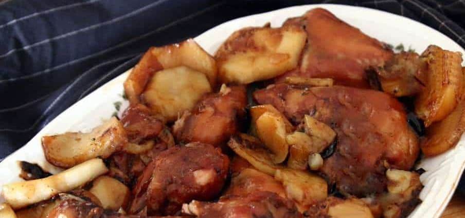 מתכון לעוף בקולה עם תפוחי אדמה