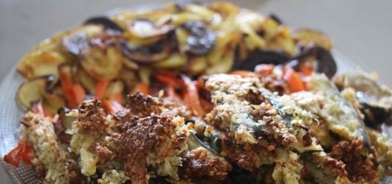 אנטיפטסי בתנור מתכון מנצח לירקות פריכים ואפויים