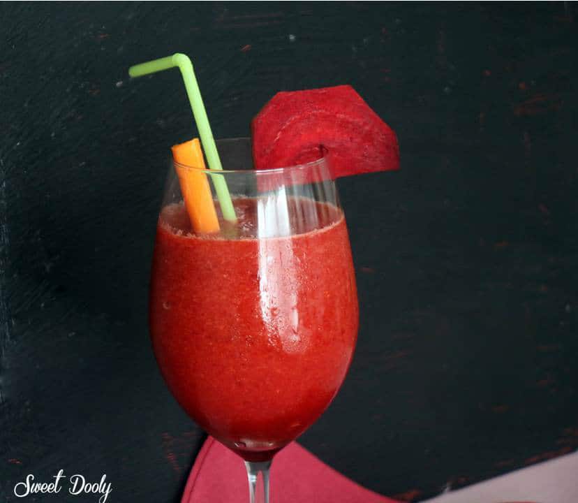 מתכון לשייק בריאות סלק וגזר