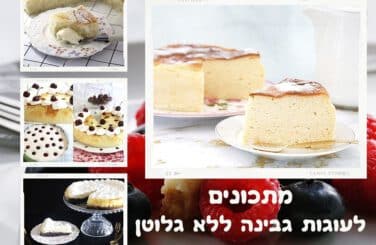 מתכונים לעוגות גבינה ללא גלוטן