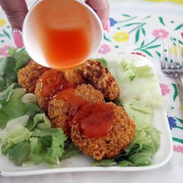 קציצות אורז פריכות עם בשר מושלמות לסוכה