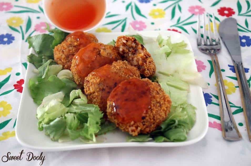 קציצות אורז פריכות עם בשר מושלמות לסוכה