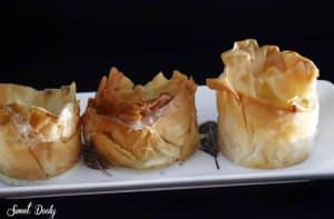 פילו עם מלבי, עוגה יוונית חלומית עם סירופ סוכר