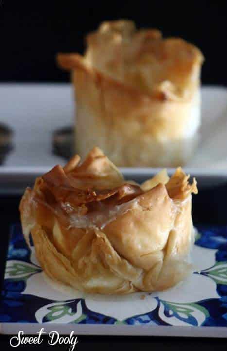 פילו עם מלבי, עוגה יוונית חלומית עם סירופ סוכר