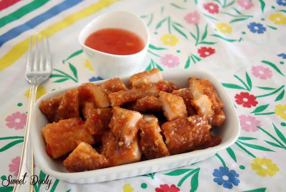 שניצל חזה עוף ברוטב צ'ילי