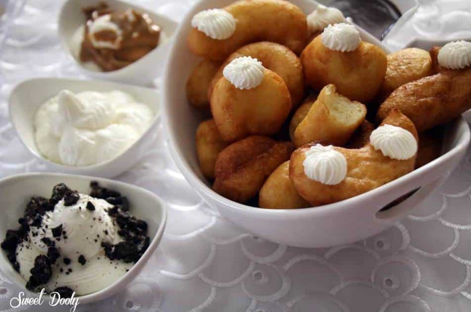 מתכון לסופגניות מיני עם קצפת