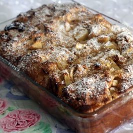 מתכון ללחם פודינג עם תפוחים