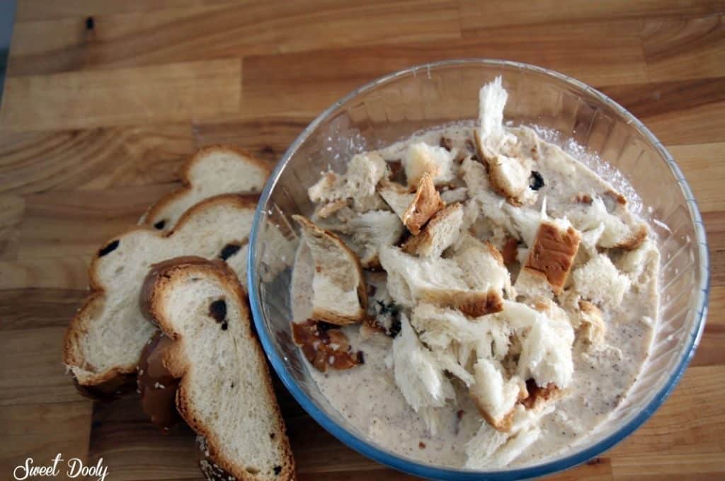 מתכון ללחם פודינג עם תפוחים