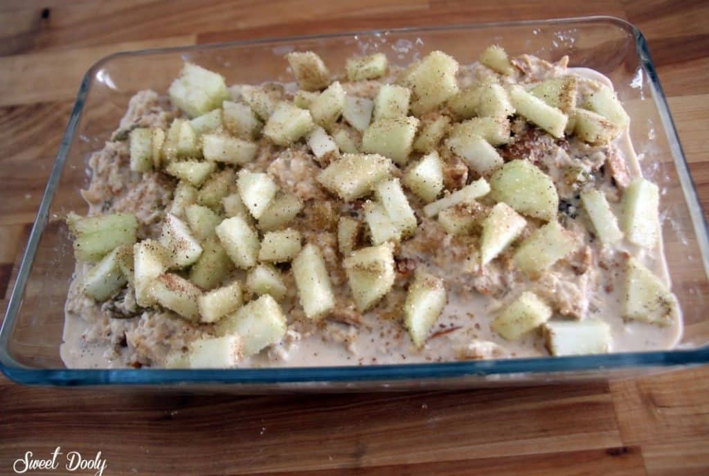 מתכון ללחם פודינג עם תפוחים