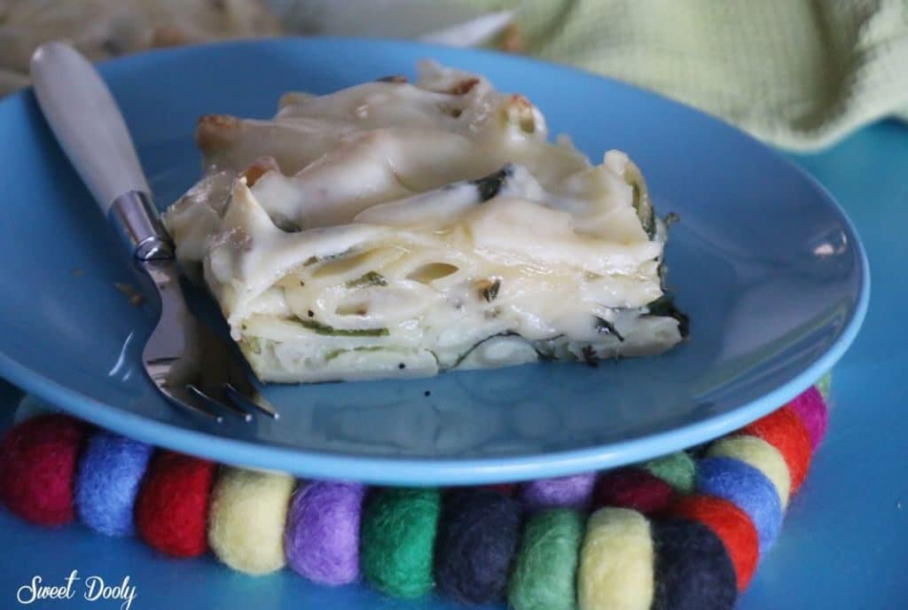 פסטה עם תרד וגבינות