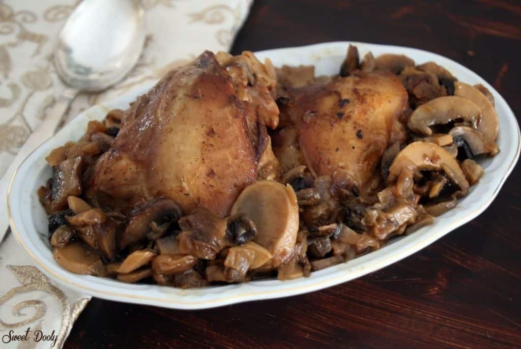 עוף עם פטריות מושלם!