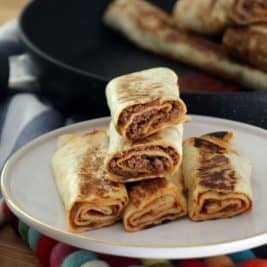 טורטיה עם בשר טחון