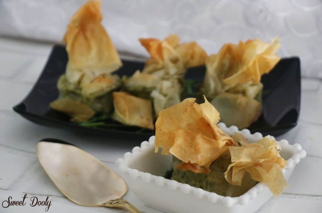 פילו עם תרד וגבינות