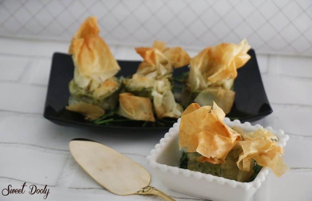 פילו עם תרד וגבינות