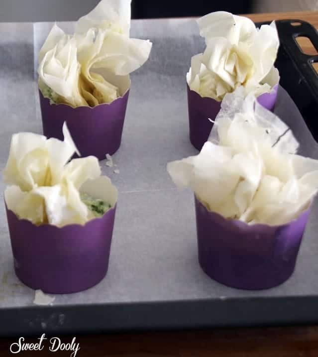 פילו עם תרד וגבינות