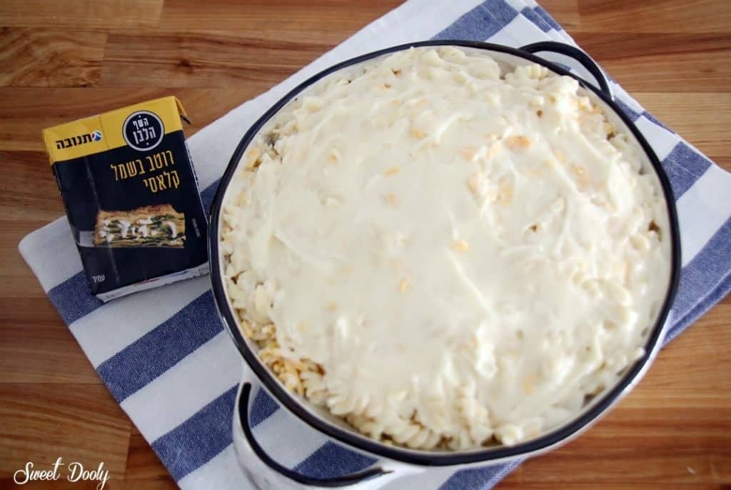 מקרוני אנד צ'יז ברוטב בשמל