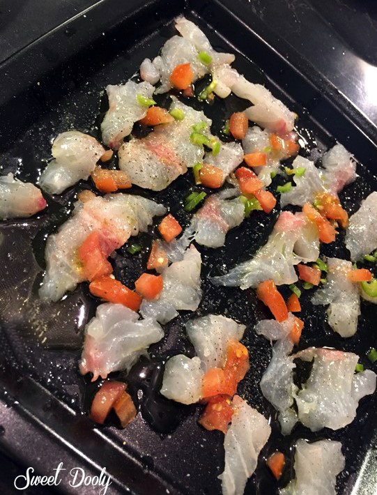 קרפצ'יו דג דניס מהיר הכנה