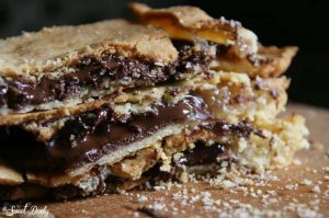 בצק פריך שוקולד ומרשמלו העוגיות