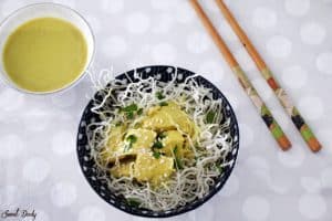 חזה עוף בקרם קוקוס וקארי