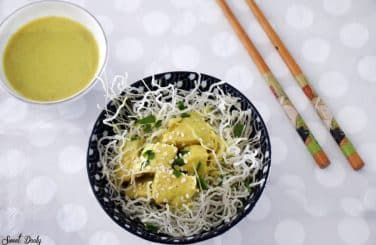 חזה עוף בקרם קוקוס וקארי