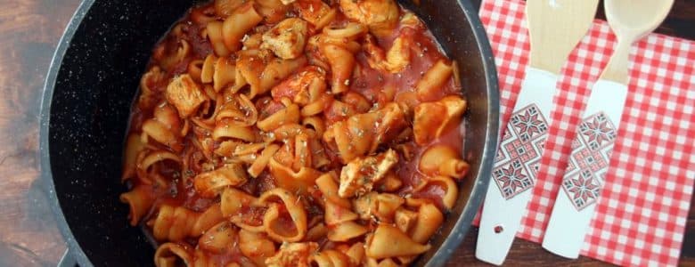 חזה עוף ופסטה בסיר אחד