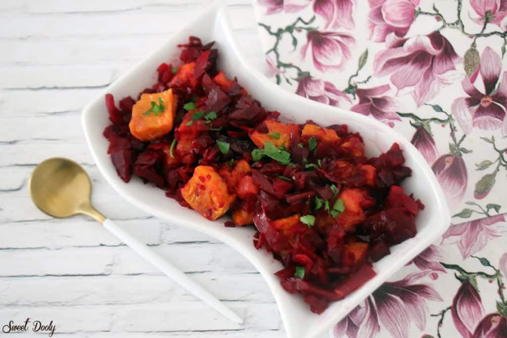 סלט סלק ובטטה בריא וטעים