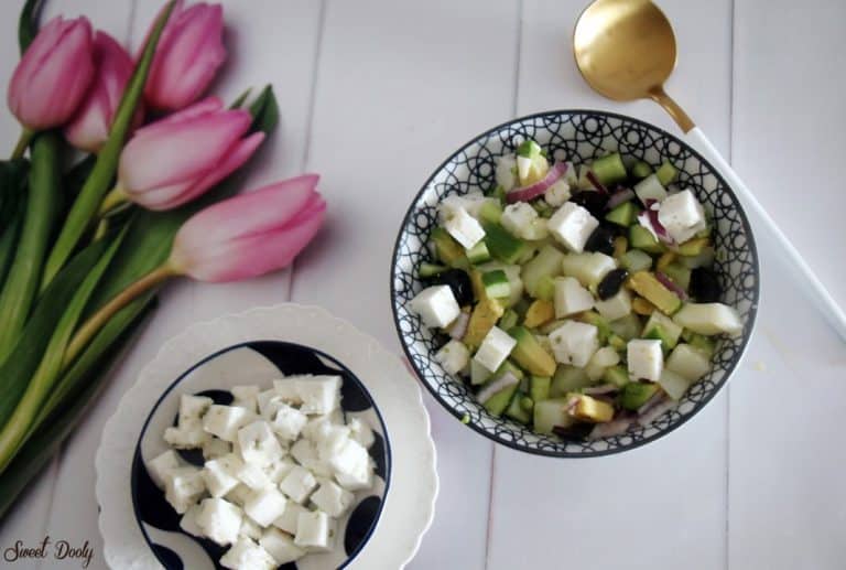 סלט תפוחי אדמה וגבינה