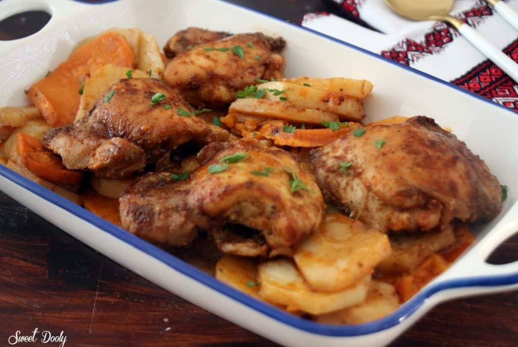 פרגיות עם תפוחי אדמה בתנור