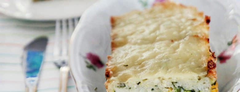 פשטידת אורז עם ירקות חלבית