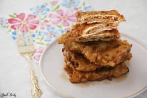 מצות שבקייה מגולגלות בסירופ סוכר