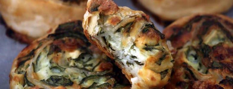 בורקס שבלולי מנגולד עם גבינה