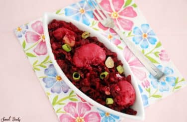 סלט סלק ושעועית לבנה נהדר