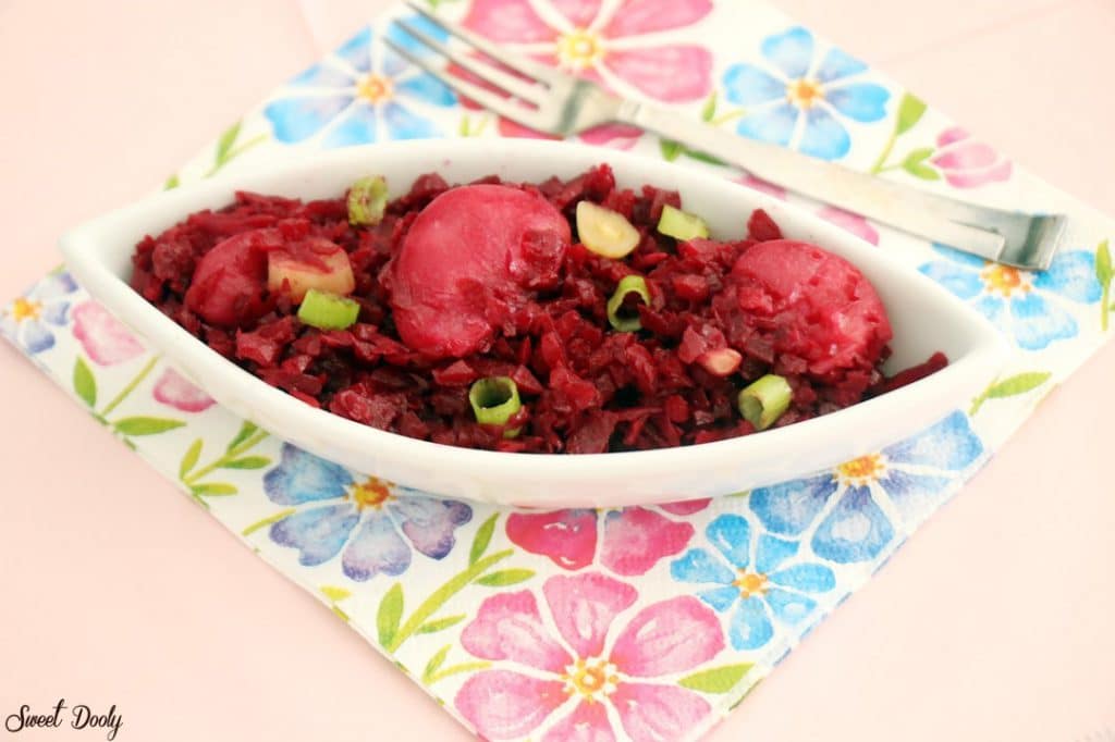 סלט סלק ושעועית לבנה נהדר