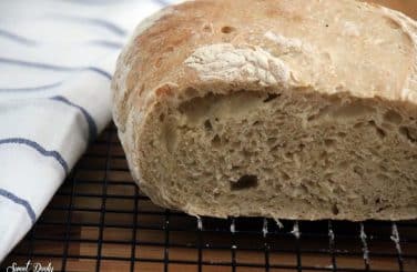 לחם ללא לישה טבעוני וטעים