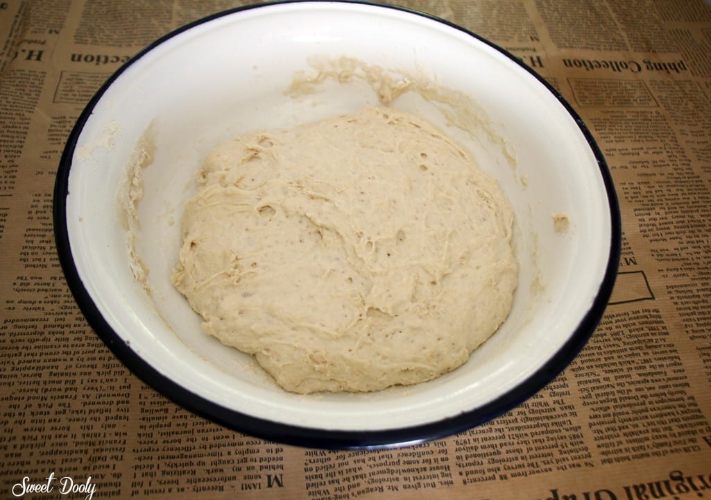 לחם ללא לישה טבעוני וטעים