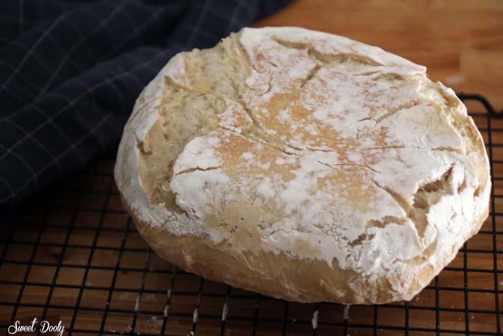 לחם ללא לישה טבעוני וטעים