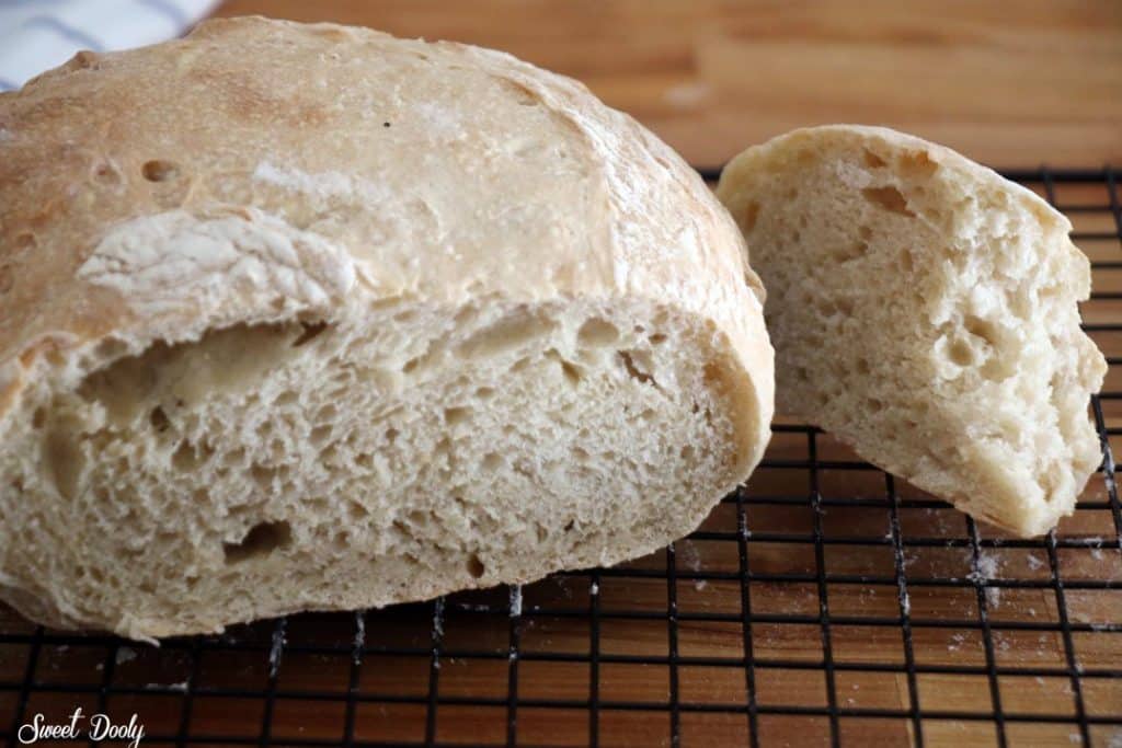 לחם ללא לישה טבעוני וטעים