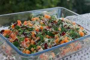 סלט קינואה עם דלעת ונבטים