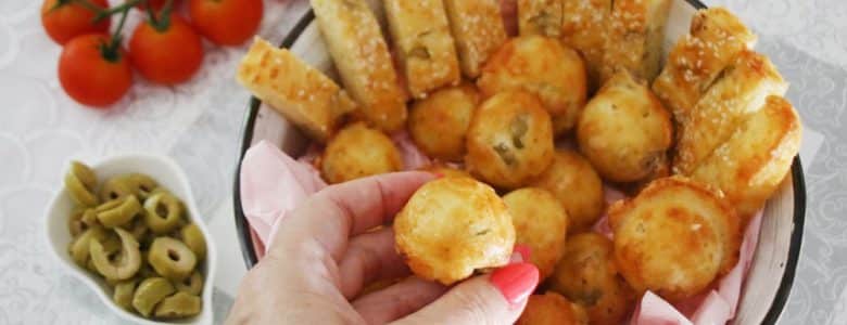 מיני לחמניות זיתים מהירות הכנה