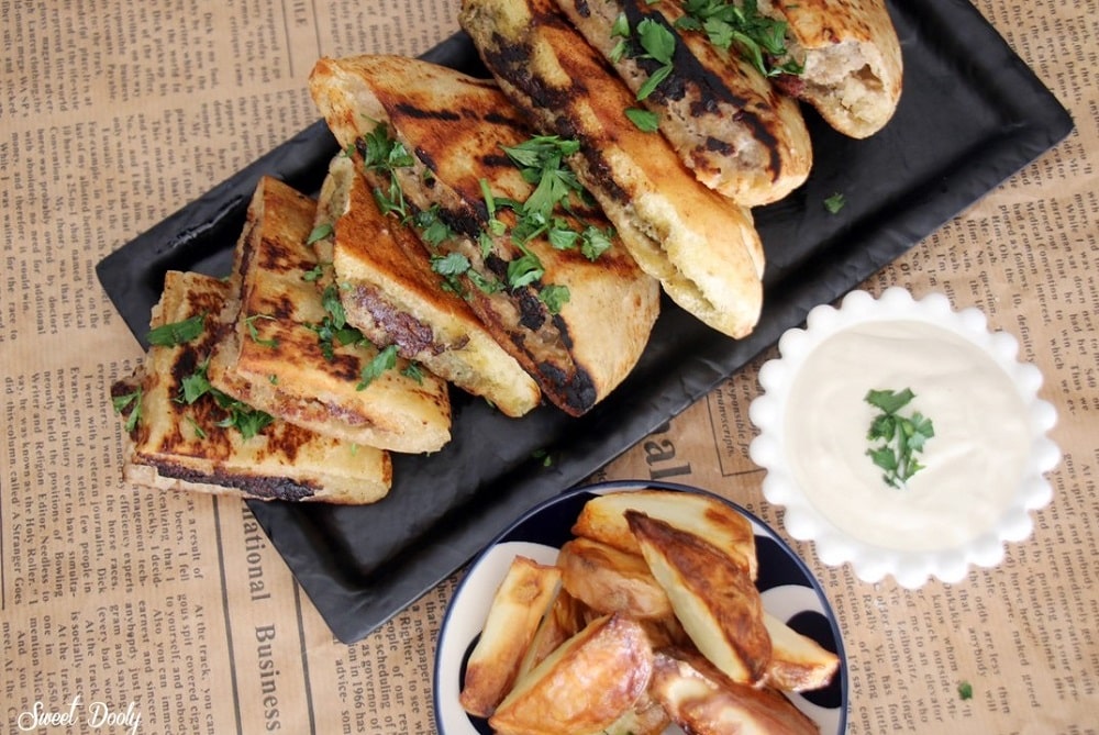 מתכון לעראייס פיתה ממולאת בשר